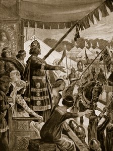 勝利賞、「ハッチンソンのイギリス国民の物語」、1920年頃のイラスト