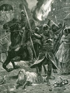 ウィリアム1世の承認の結果、1066年のクリスマス 作： Richard Caton Woodville junior