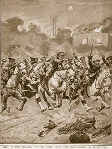 スコットランドグレイズとハイランダーズのセントクエンティンでの「スターラップチャージ」、1914-19
