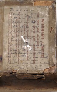 少女の胸像の逆、1850年頃（ペンとインクと紙に印刷）（876003を参照） 作： Richard Cockle Lucas