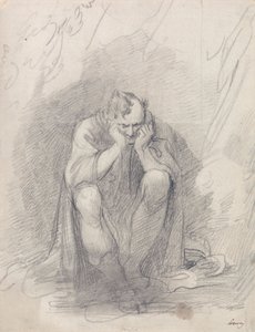 洞窟の前のアテネのティモン 作： Richard Cosway