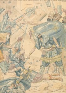 テベズでのアビメレクの死 作： Richard Dadd