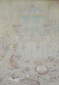 エジプトのハーレムのファンタジー、1865年 作： Richard Dadd