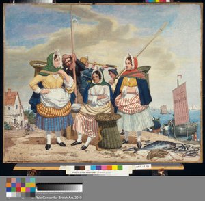 フィッシュ マーケット バイ ザ シー 作： Richard Dadd