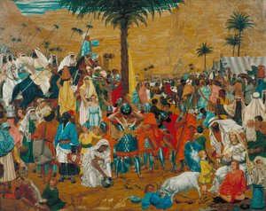エジプトからの逃避 作： Richard Dadd