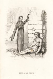 死と囚われの骸骨。 1827年（彫刻） 作： Richard Dagley