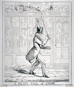 「大雪」、1821年 作： Richard Dighton