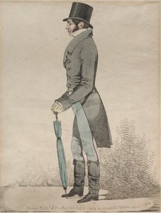 王立証券取引所の眺め、1824年。 作： Richard Dighton