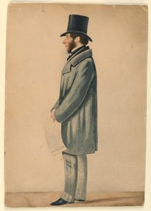 見知らぬ男の肖像 作： Richard Dighton