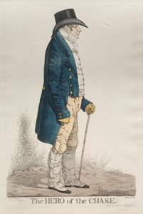 追跡の英雄、1819年。 作： Richard Dighton