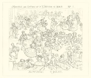 1849年、アン・アット・ホーム、ポルカ 作： Richard Doyle