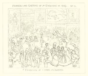 1849年、ロイヤルアカデミーでの展覧会 作： Richard Doyle
