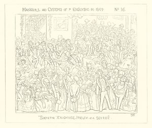1849年、ソワレで楽しむ社会 作： Richard Doyle