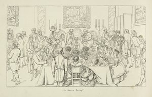 締約国。 壮大な環境での大規模な社交イベント。 作： Richard Doyle