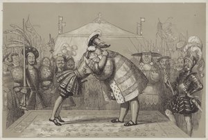 金の布のフィールド（アクアチント） 作： Richard Doyle
