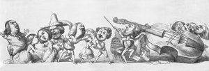 1851年の大展覧会へのイタリア人訪問者 作： Richard Doyle