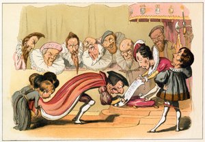 エドワード6世がチャーターを付与 作： Richard Doyle