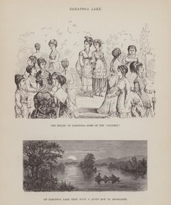 The American Tour of Messrs Brown, Jones and Robinson」のページ（彫刻）。 作： Richard Doyle