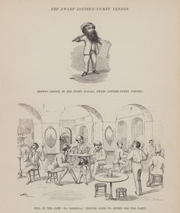 The American Tour of Messrs Brown, Jones and Robinson」のページ（彫刻）。 作： Richard Doyle