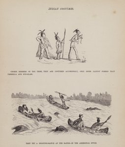 The American Tour of Messrs Brown, Jones and Robinson」のページ（彫刻）。 作： Richard Doyle