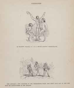 The American Tour of Messrs Brown, Jones and Robinson」のページ（彫刻）。 作： Richard Doyle