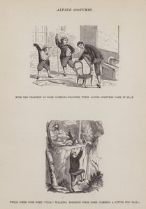The American Tour of Messrs Brown, Jones and Robinson」のページ（彫刻）。 作： Richard Doyle