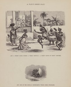 The American Tour of Messrs Brown, Jones and Robinson」のページ（彫刻）。 作： Richard Doyle