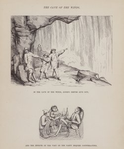 The American Tour of Messrs Brown, Jones and Robinson」のページ（彫刻）。 作： Richard Doyle