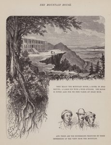 The American Tour of Messrs Brown, Jones and Robinson」のページ（彫刻）。 作： Richard Doyle