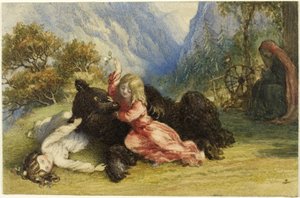 白雪姫とローズレッド 作： Richard Doyle