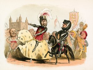 黒王子とフランス王がロンドンに入る 作： Richard Doyle