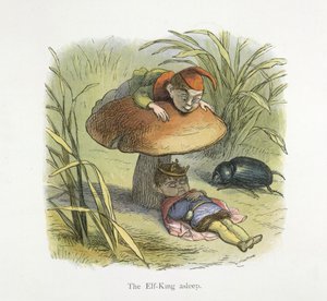 眠っているエルフ王 作： Richard Doyle