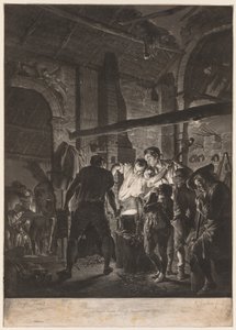 鍛冶屋、1771年。 作： Richard Earlom