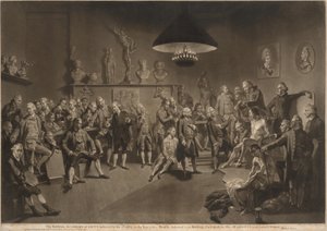 王立芸術アカデミー 作： Richard Earlom, after Johann Zoffany