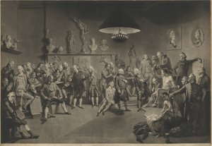 王立芸術アカデミー 作： Richard Earlom after Johann Zoffany