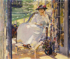 サンルームで 作： Richard Emil Miller