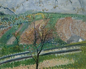 カーレンベルグのラック式鉄道、1907 年。 作： Richard Gerstl