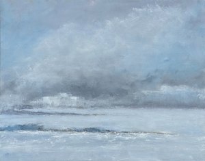 霧に包まれた海の静けさ 作： 