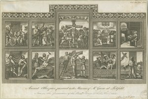 リッチフィールド-古代の祭壇画：彫刻、nd [c 1785]（印刷）