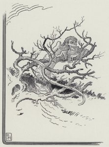The Man And Death（男と死）」（エングレービング 作： Richard Heighway