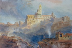 大聖堂、シエナ、1902 作： Richard Henry Wright