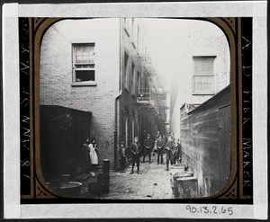 マレンの路地、チェリーヒル、1890年頃（銀ゼラチンプリント）