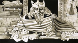 アルフレッド王は熱心な学者だった 作： リチャード・フック