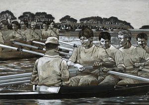 オックスフォード対ケンブリッジのボートレース 作： リチャード・フック
