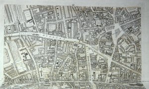 Plan of the City of London, published 1813 (carving) (247354-247357参照) 作： Richard Horwood