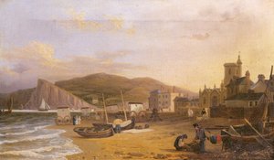 テインマスの概観、1820年 作： Richard Hume Lancaster