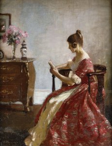 読書する少女 作： Richard Jack