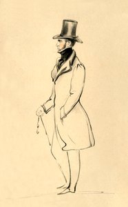 ペンブロークシャーの男-ペンブローク伯爵、c1841。 作： Richard James Lane