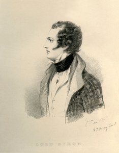 バイロン卿、1823 作： Richard James Lane