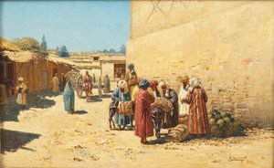 中央アジアでの路上販売、1902 年